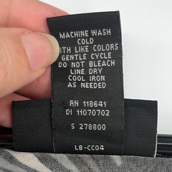 Lane Bryant Babydoll Too Sz 18/20 Y2K Boho Tropical Retro Coastal Stretch 70s - Picture 7 of 8